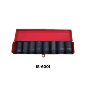 <sup>3</sup>&frasl;<sub>4</sub>" Deep Socket Set (Metric) - 8 Pieces